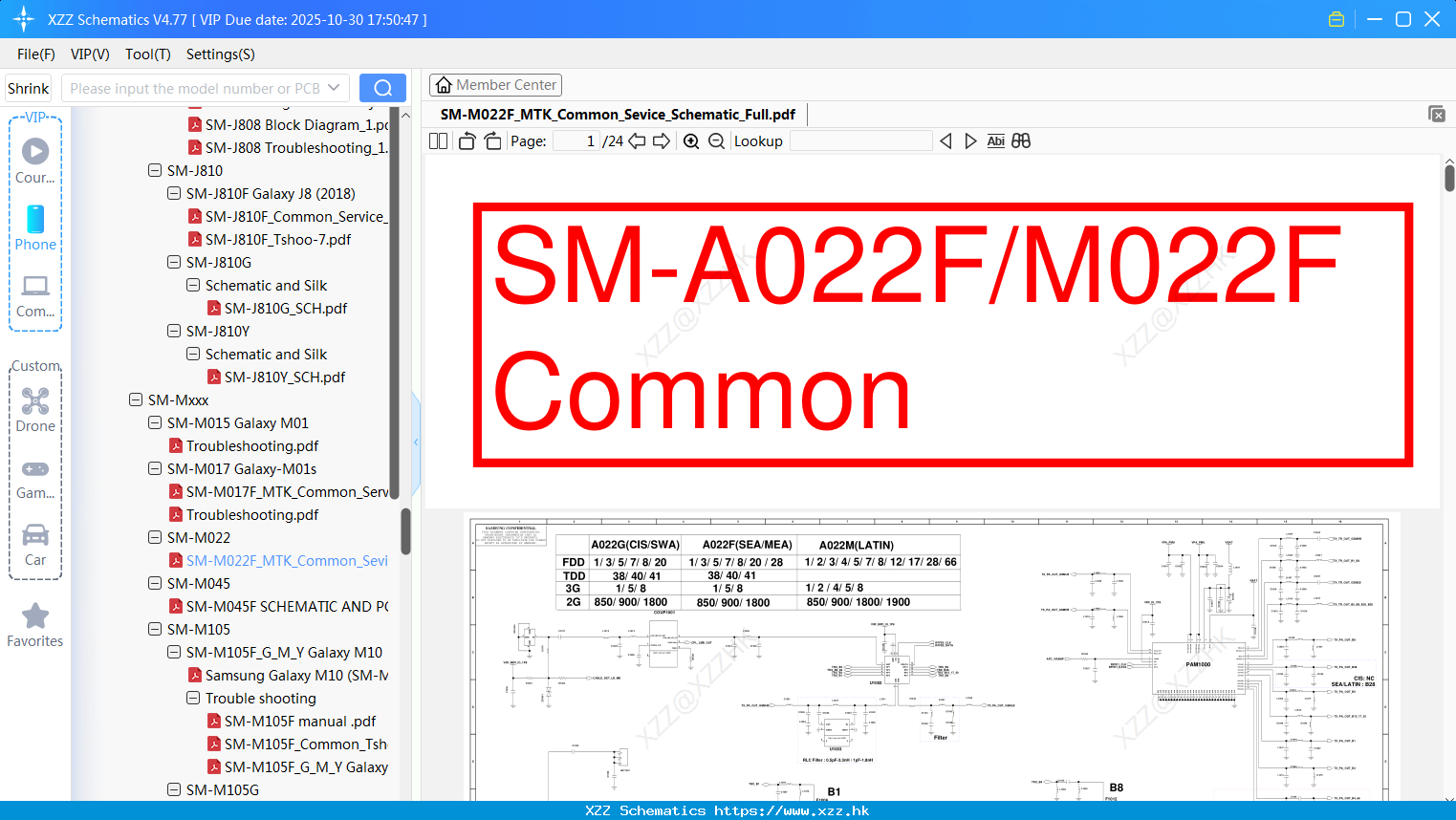 Samsung SM-M022F_MTK_Common_Sevice_Schematic_Full